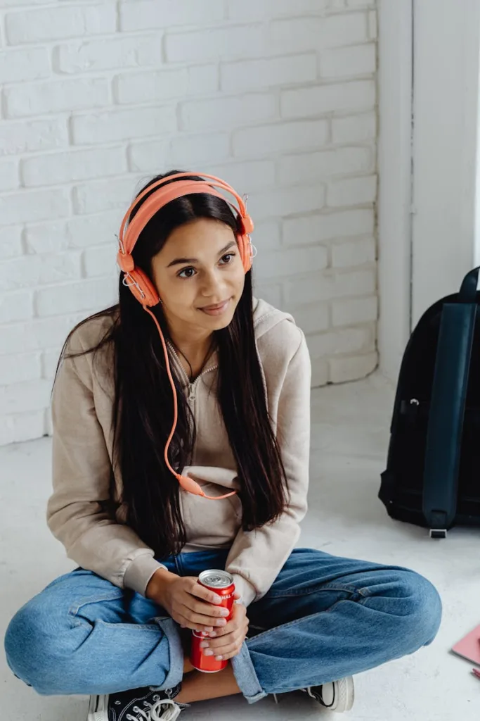 Teen girl in therapy learning how to regulate and communication skills